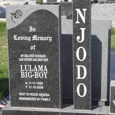 NJODO Lulama Big-Boy 1958-2006