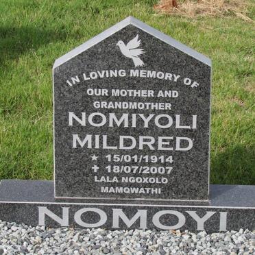 NOMOYI Nomiyoli Mildred 1914-2007