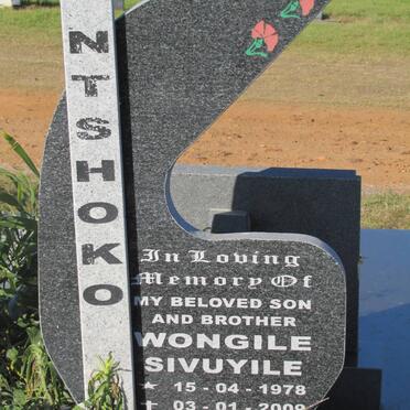 NTSHOKO Wongile Sivuyile 1978-2009