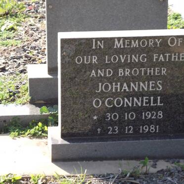 O'CONNELL Johannes 1928-1981