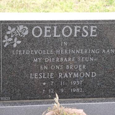 OELOFSE Leslie Raymond 1957-1982
