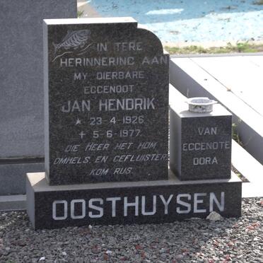 OOSTHUYSEN Jan Hendrik 1926-1977