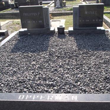OPPERMAN Philippus P. 1916-1968 &amp; Hester E. 1914-1994