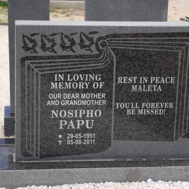 PAPU Nosipho 1951-2011