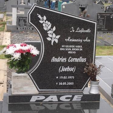 PACE Andries Cornelius 1975-2003
