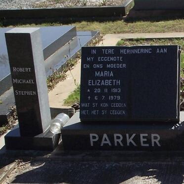 PARKER Maria Elizabeth 1913-1979