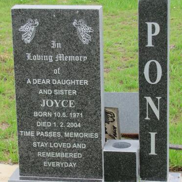 PONI Joyce 1971-2004