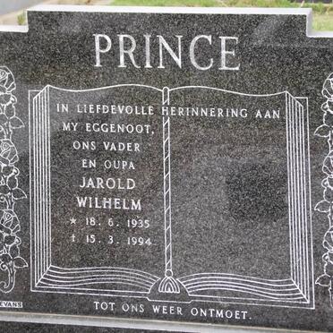 PRINCE Jarold Wilhelm 1935-1994
