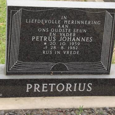 PRETORIUS Petrus Johannes 1959-1982