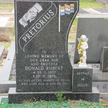 PRETORIUS Donald Robert 1957-1976