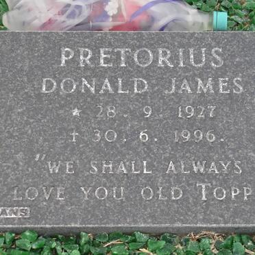 PRETORIUS Donald James 1927-1996