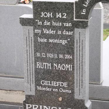 PRINSLOO Ruth Naomi 1928-2004
