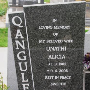 QANGULE Unathi Alicia 1983-2008