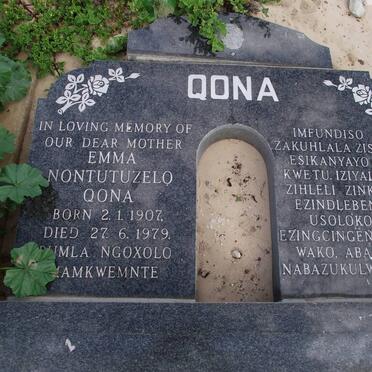 QONA Nontutuzelo Qona 1907-1979