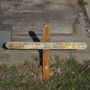 RADLOFF Levi Christian 1899-1978