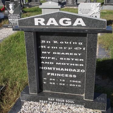 RAGA Nomthandazo Princess 1968-2010