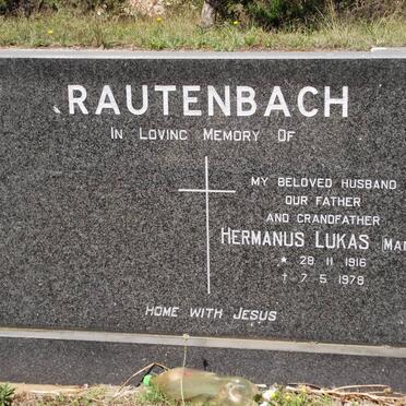 RAUTENBACH Hermanus Lukas 1916-1978