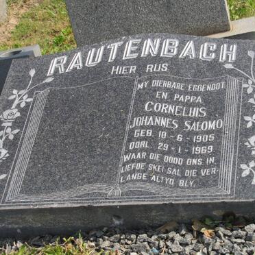 RAUTENBACH Cornelius Johannes Salomo 1905-1969