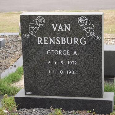 RENSBURG George A., van 1922-1983