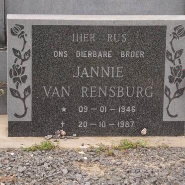 RENSBURG Jannie, van 1946-1987