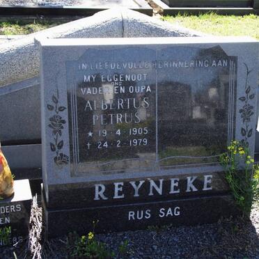 REYNEKE Albertus Petrus 1905-1979