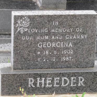 RHEEDER Georgina 1902-1987