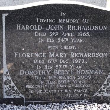 RICHARDSON :: BOSMAN