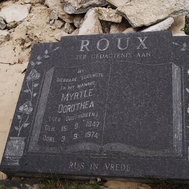 ROUX Myrtle Dorothea nee OOSTHUIZEN 1947-1974