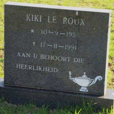 ROUX Kiki, le 1956-1991