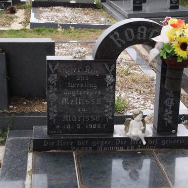 ROACH Mellissa 1986-1986 :: ROACH Marissa 1986-1986