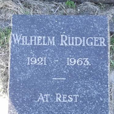 RUDIGER Wilhelm 1921-1963