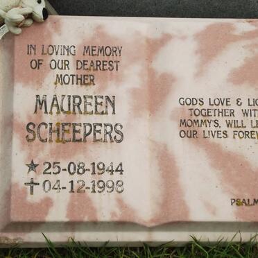 SCHEEPERS Maureen 1944-1998