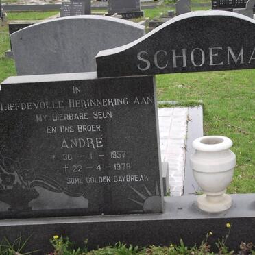 SCHOEMAN F. Andre 1957-1979