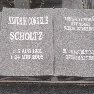 SCHOLTZ Hendrik Cornelis 1931-2005