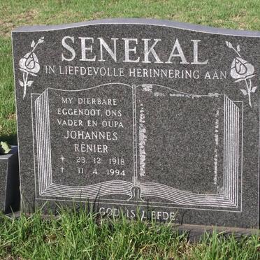 SENEKAL Johannes Renier 1918-1994
