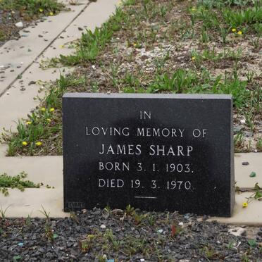 SHARP James 1903-1970