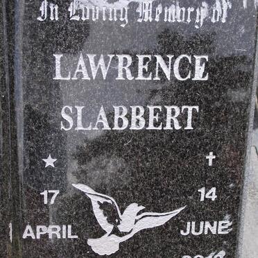 SLABBERT Lawrence 1943-2012