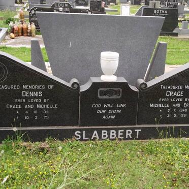 SLABBERT Dennis 1934-1979 :: BOTTEN Grace formerly SLABBERT 1940-1991