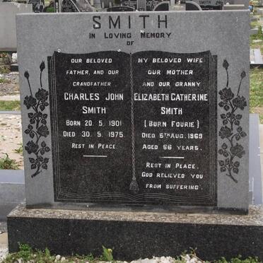 SMITH Charles John 1901-1975 &amp; Elizabeth Catherine FOURIE -1969