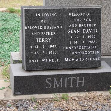SMITH Terry 1940-1983 :: SMITH Sean David 1965-1988