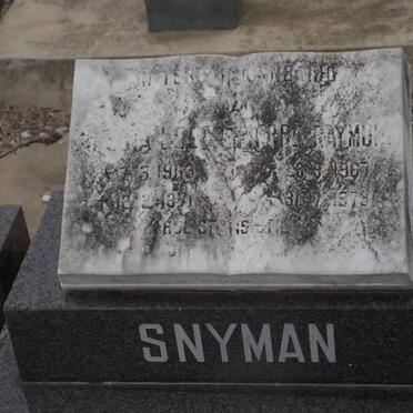 SNYMAN Lourens 1963-1971 :: SNYMAN Pierre Raymond 1967-1973