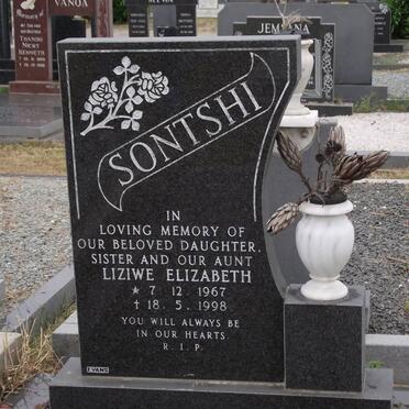 SONTSHI Liziwe Elizabeth 1967-1998