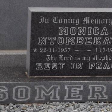 SOMERSET Monica Ntombekaya 1957-2000