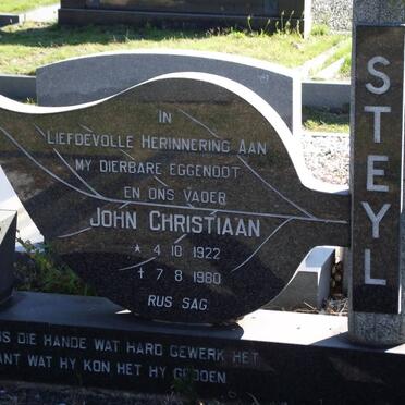 STEYL John Christiaan 1922-1980