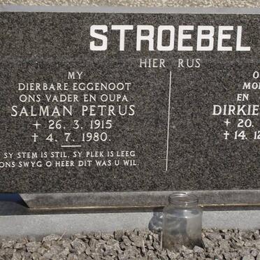 STROEBEL Salman Petrus 1915-1980 &amp; S. Anna 1923-1994