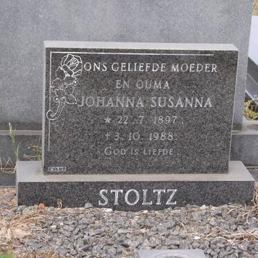 STOLTZ Johanna Susanna 1897-1988