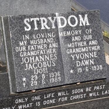 STRYDOM Johannes Jacobus 1936-1989 &amp; Yvonne Dawn 1938-