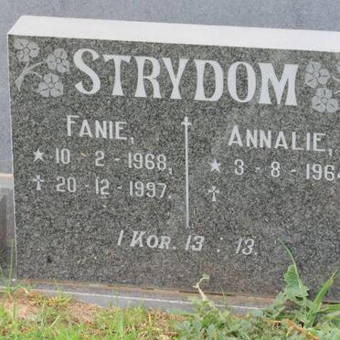 STRYDOM Fanie 1968-1997 &amp; Annalie 1964-