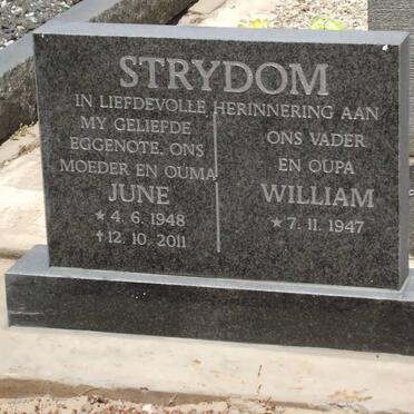 STRYDOM June 1948-2011 &amp; William 1947-