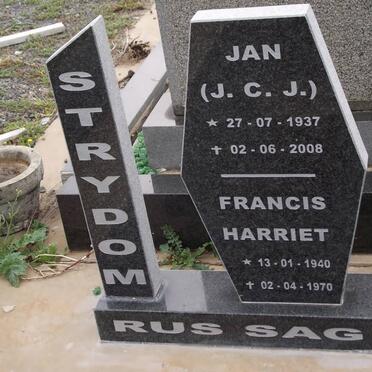 STRYDOM J.C.J. 1937-2008 &amp; Francis Harriet 1940-1970